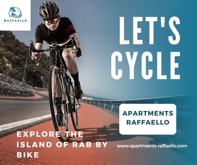 Radfahren auf der Insel Rab &ndash; Aktiver Urlaub am Meer, Apartments Raffaello Rab