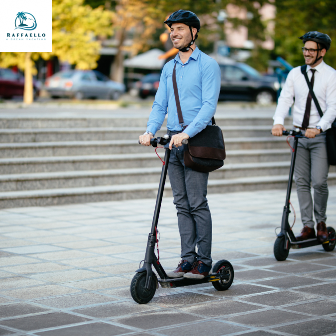 E-Scooter auf der Insel Rab &ndash; eine schnelle, unterhaltsame und umweltfreundliche Art der Fortbewegung, Apartments Raffaello Rab